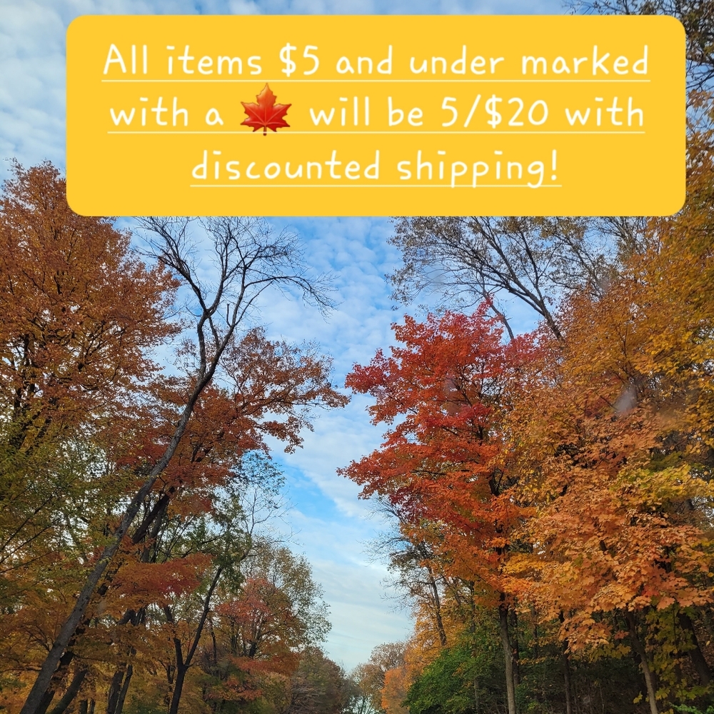 🍁 5 FOR $20!!